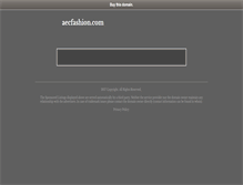 Tablet Screenshot of aecfashion.com
